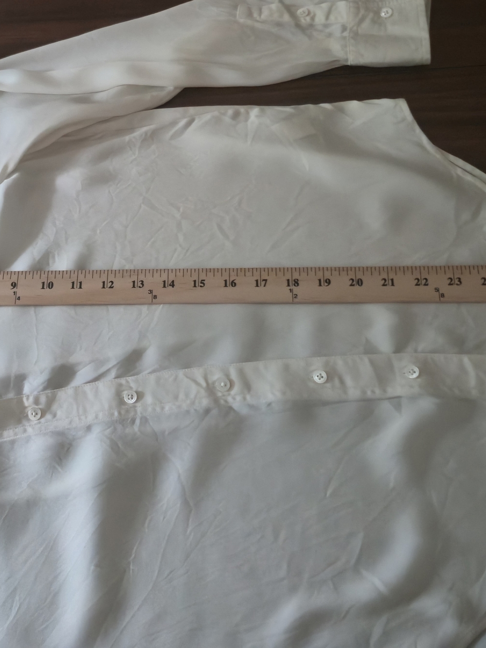 Quince Washable Stretch Silk BlouseIvory Ivory Size Small EUC - Picture 13 of 13